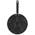 Dekaim Frying Pan, 5 Round Holes Frying Pan Non Stick Eggs Cooking Pan Home Kitchen Cookware for Breakfast