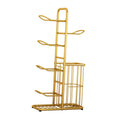 Ball Racks, Indoor Basketball Rack, Metal Basket Garage Ball Storage Holder, Sports Equipment Organizer for Rackets, Soccer 58x23.5x116cm