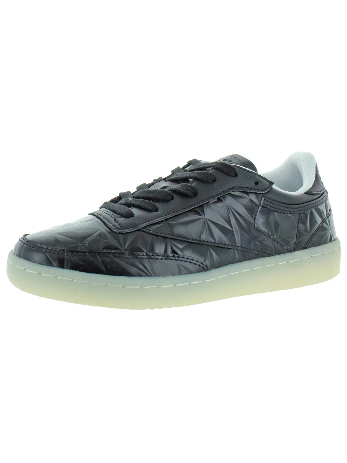 Reebok Womens Club C 85 Hype Metallic Leather Classic Sneakers