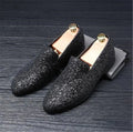 Mens Sequins Shiny Shoes Casual Club Party Wedding Bar Dress Work Oxfords OL