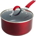Cooking Light Allure Non-Stick Ceramic Cookware with Silicone Stay Cool Handle  12 Piece Set  Blue