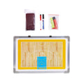 funtasica Coaches Board Coaching Board Erasable Marker Equipment Sports Clipboard with 2 Marker Pens for Plays School Teaching Wood Blue