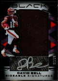 David Bell Rookie Card 2022 Panini Black Sizeable Rookie Jersey Signatures #33