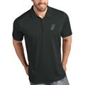 Men's Antigua Charcoal San Antonio Spurs Tribute Polo