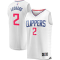 Men's Fanatics Branded Kawhi Leonard White LA Clippers Fast Break Replica Player Jersey - Association Edition