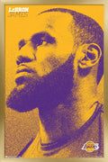 NBA Los Angeles Lakers - Lebron James 18 Wall Poster, 22.375 x 34, Framed