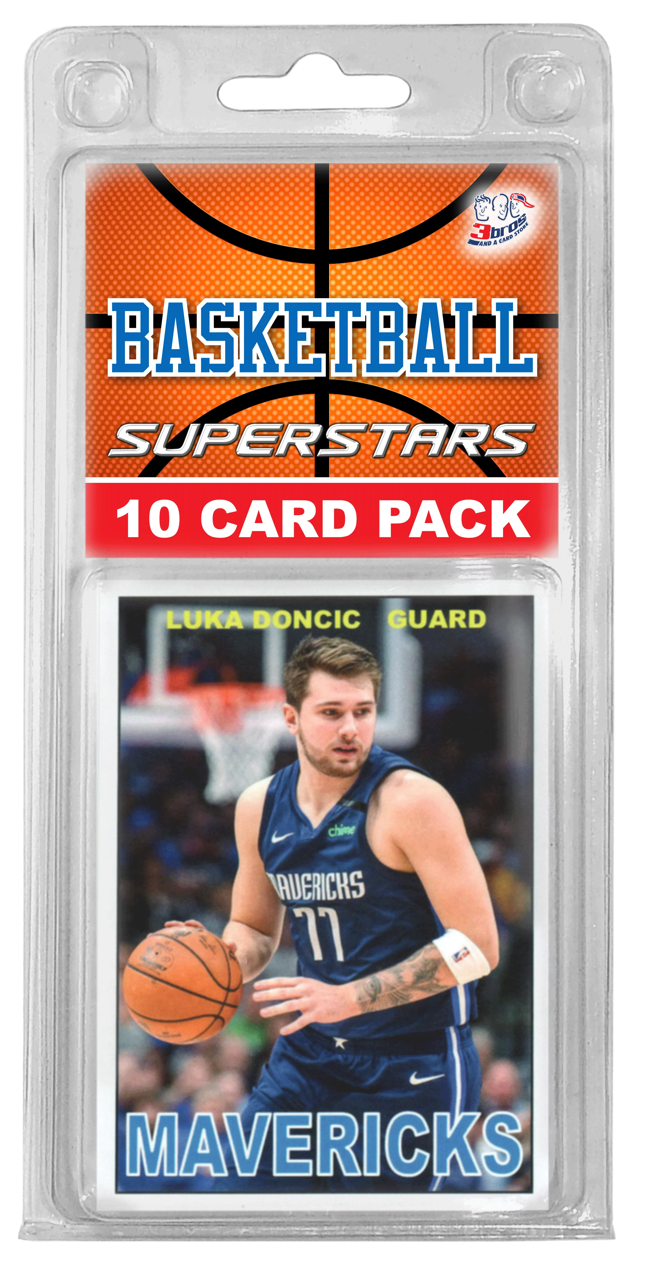 Dallas Basketball Team- (10) Card Pack NBA Basketball Different Dallas Superstars Starter Kit! Comes in Souvenir Case! Great Mix of Modern & Vintage Players for the Ultimate Mavs Fan! By 3bros