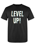 Level Up! T-Shirt Men -Image by Shutterstock, Male Large