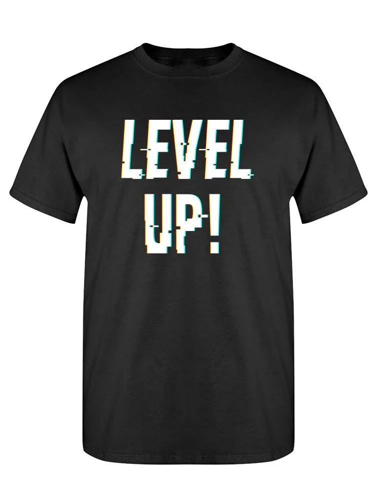 Level Up! T-Shirt Men -Image by Shutterstock, Male Large