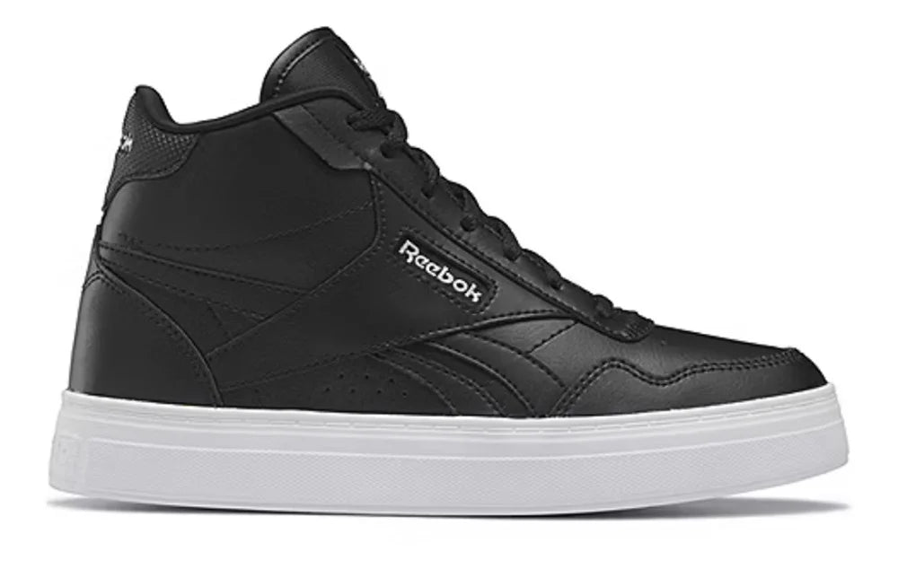Womens Reebok REEBOK COURT ADVANCE BOLD HIGH Shoe Size: 8 Black Fashion Sneakers