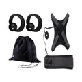 Almencla Volleyball Training Equipment Aid Volleyball Serve Trainer Adjustable Improves Serving for Beginners for Practicing Arm Swing Black Set