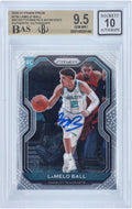 LaMelo Ball Charlotte Hornets Autographed 2020-21 Panini Prizm 4 #278 Beckett Fanatics Witnessed Authenticated 9.5/10 Rookie Card - Fanatics Authentic Certified