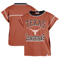 Women's '47 Texas Orange Texas Longhorns Sound Up Maya Cutoff T-Shirt