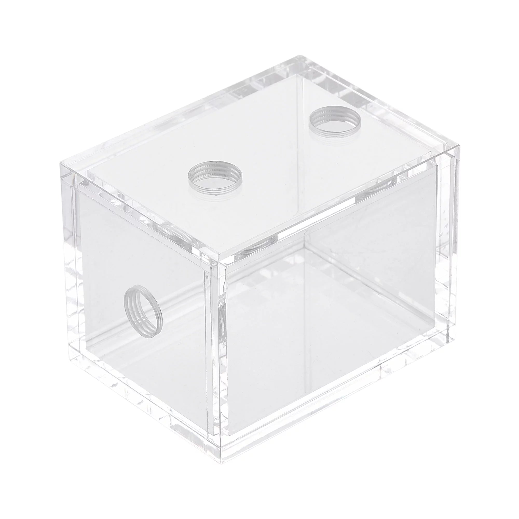 Acrylic Water Cooling Tank 80x60x60mm with 3 Pre-Open Hole for Computer CPU Cooled