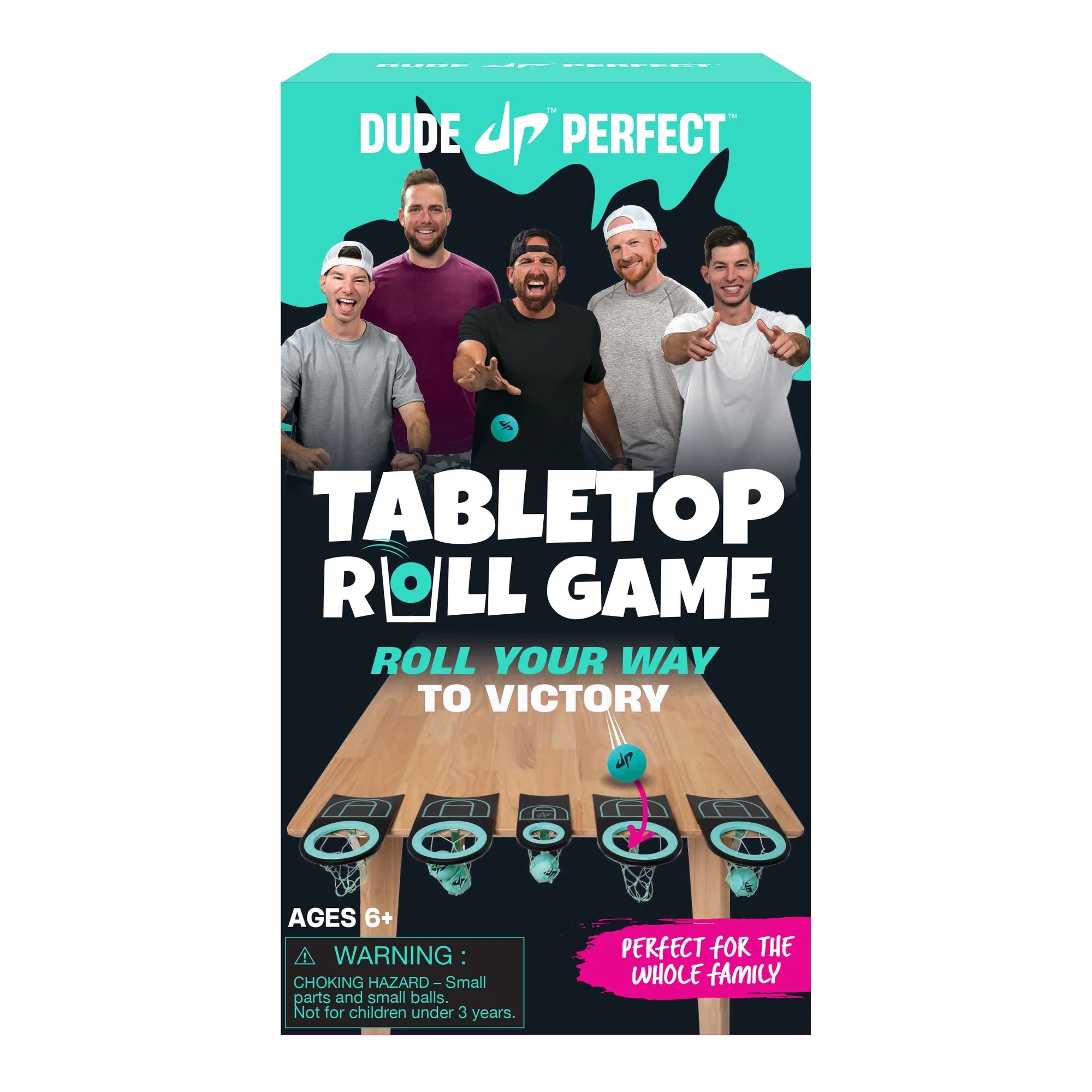 Dude Perfect Tabletop Roll Game - Fun Target Toss Game for All Ages