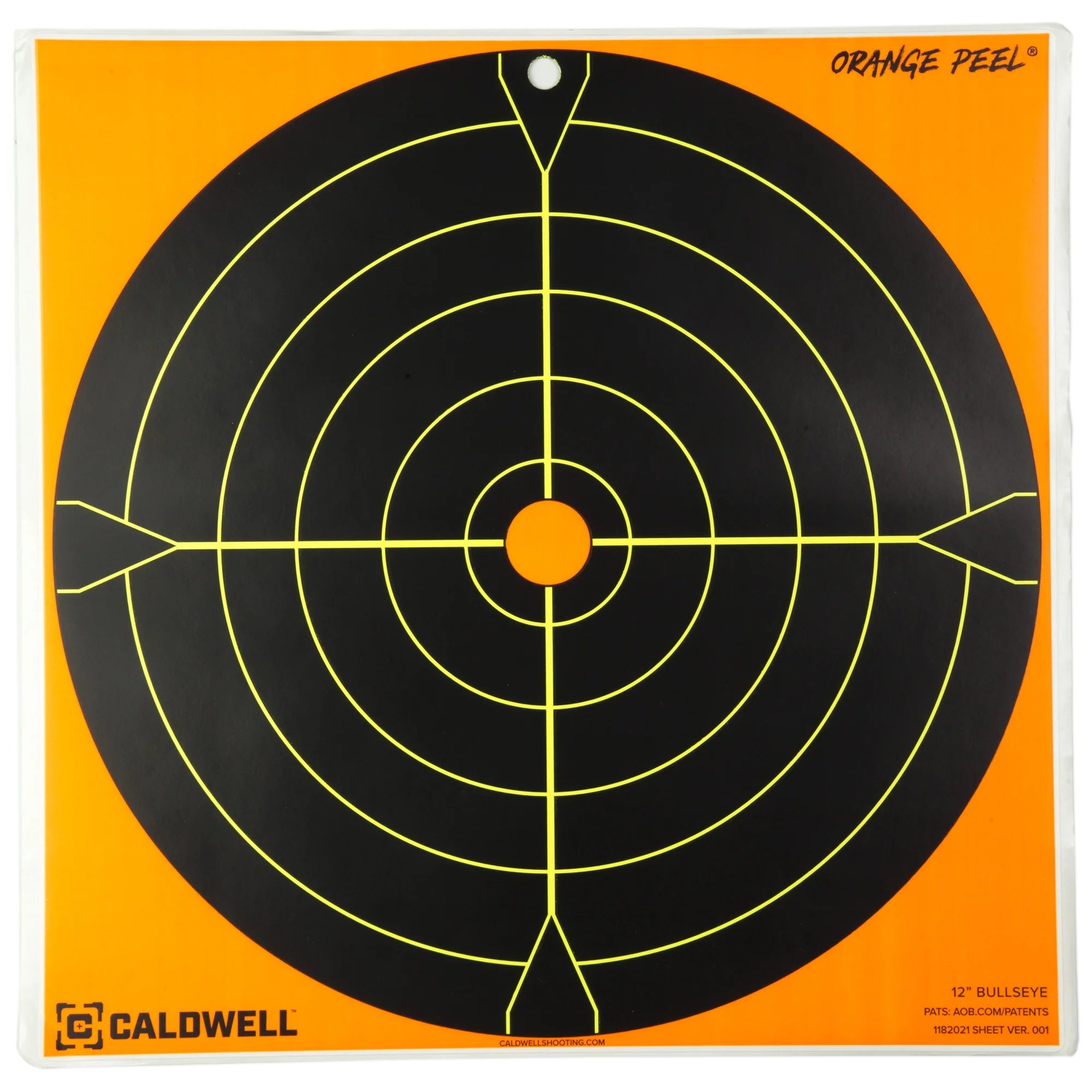 Caldwell Shooting Supplies 12 Bullseye Target, 5 Sheets
