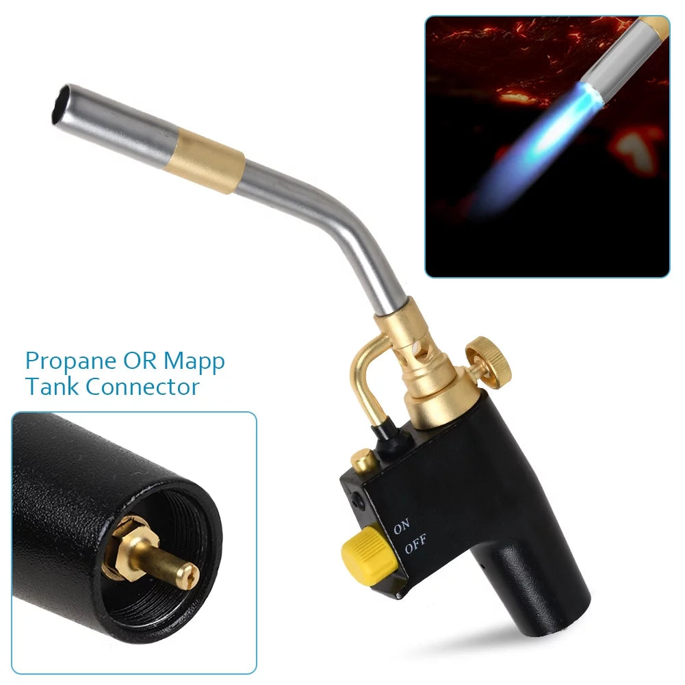 Sanheshun Gas Torch Mapp Gas Blow Torch Map Propane Solderding Brazing Plumbers Tool