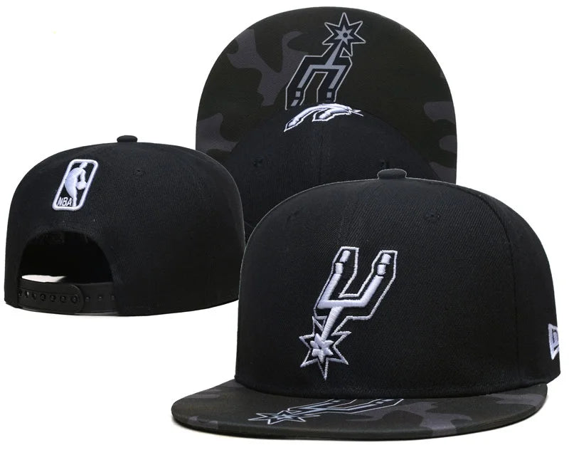San Antonio-spurs Basketball Cap Professional League Hat Adjustable Flat Cap
