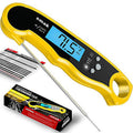 Smak Instant Read Meat Thermometer - Waterproof Kitchen Food Cooking Thermometer with Backlight LCD - Best Super Fast Electric Meat Thermometer Probe for BBQ Grilling Smoker Baking Turk