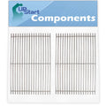 2-Pack BBQ Grill Cooking Grates Replacement Parts for Weber GENESIS EP-320 NG (2007) - Compatible Barbeque Grid 19 1/2