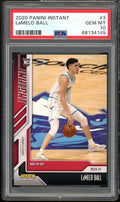LaMelo Ball Rookie Card 2020-21 Panini Instant #3 PSA 10