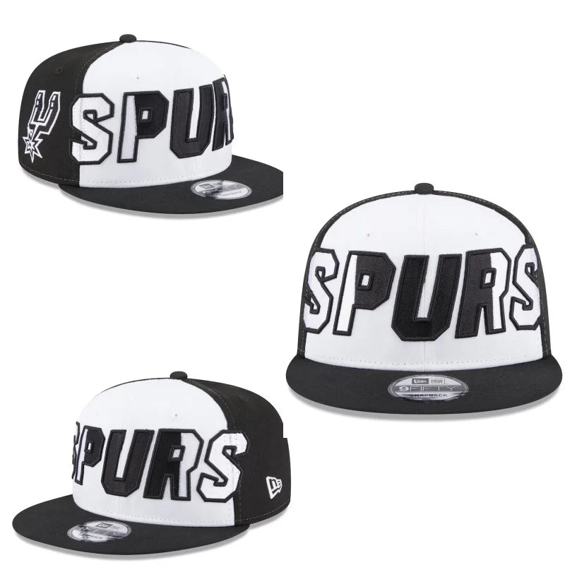 San Antonio-spurs Basketball Cap Professional League Hat Adjustable Flat Cap