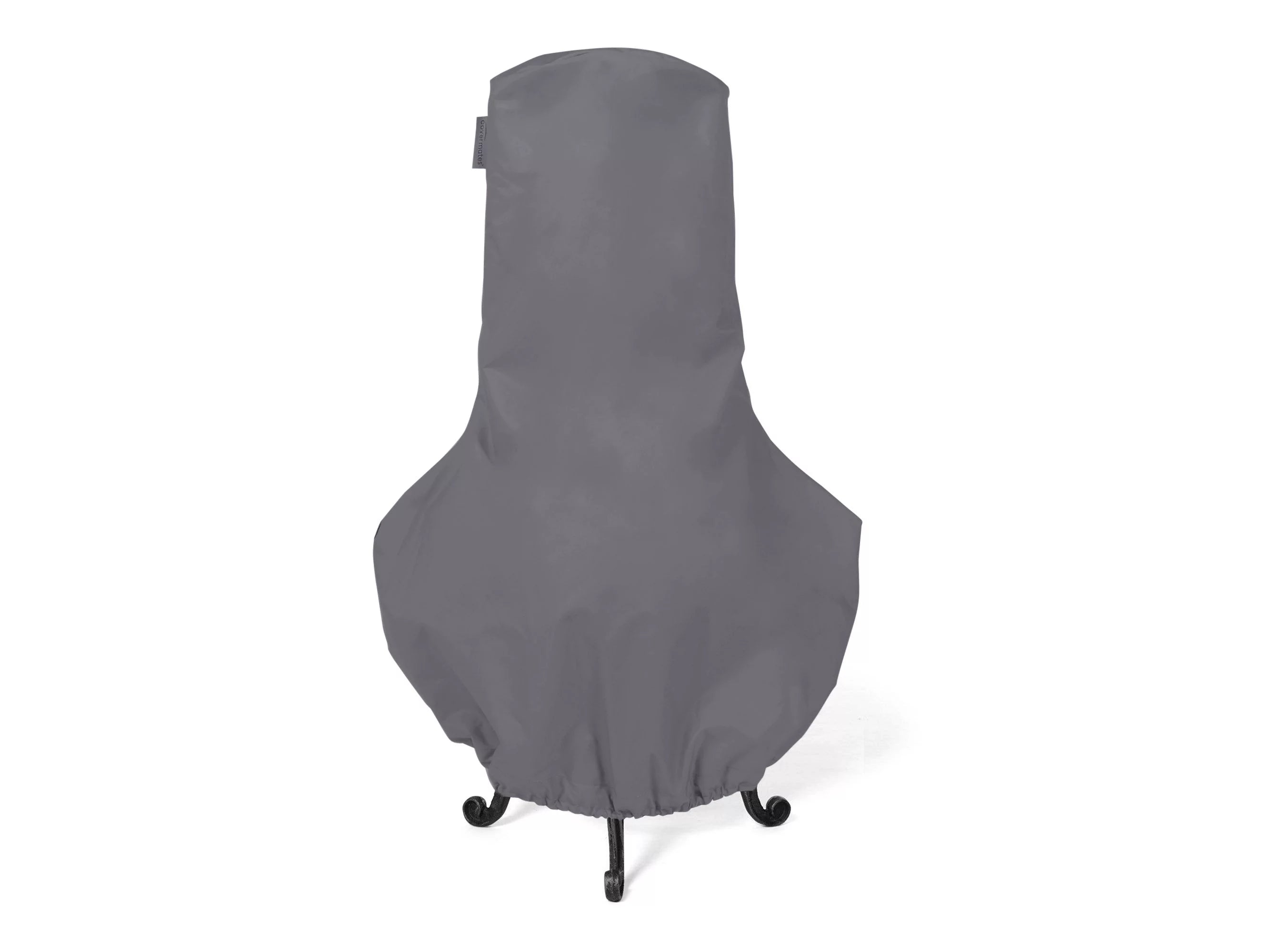 Covermates Chiminea Cover ¨C Weather Resistant Polyester, Adjustable Drawcord, Elastic Hem, Grill and Heating, 24DIAMETER x 40H, Charcoal