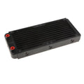 PC Cooling , G1/4inch Threaded 240MM Aluminum Computer Water Cooling 10 Tubes Heat Exchanger CPU Heat Sink