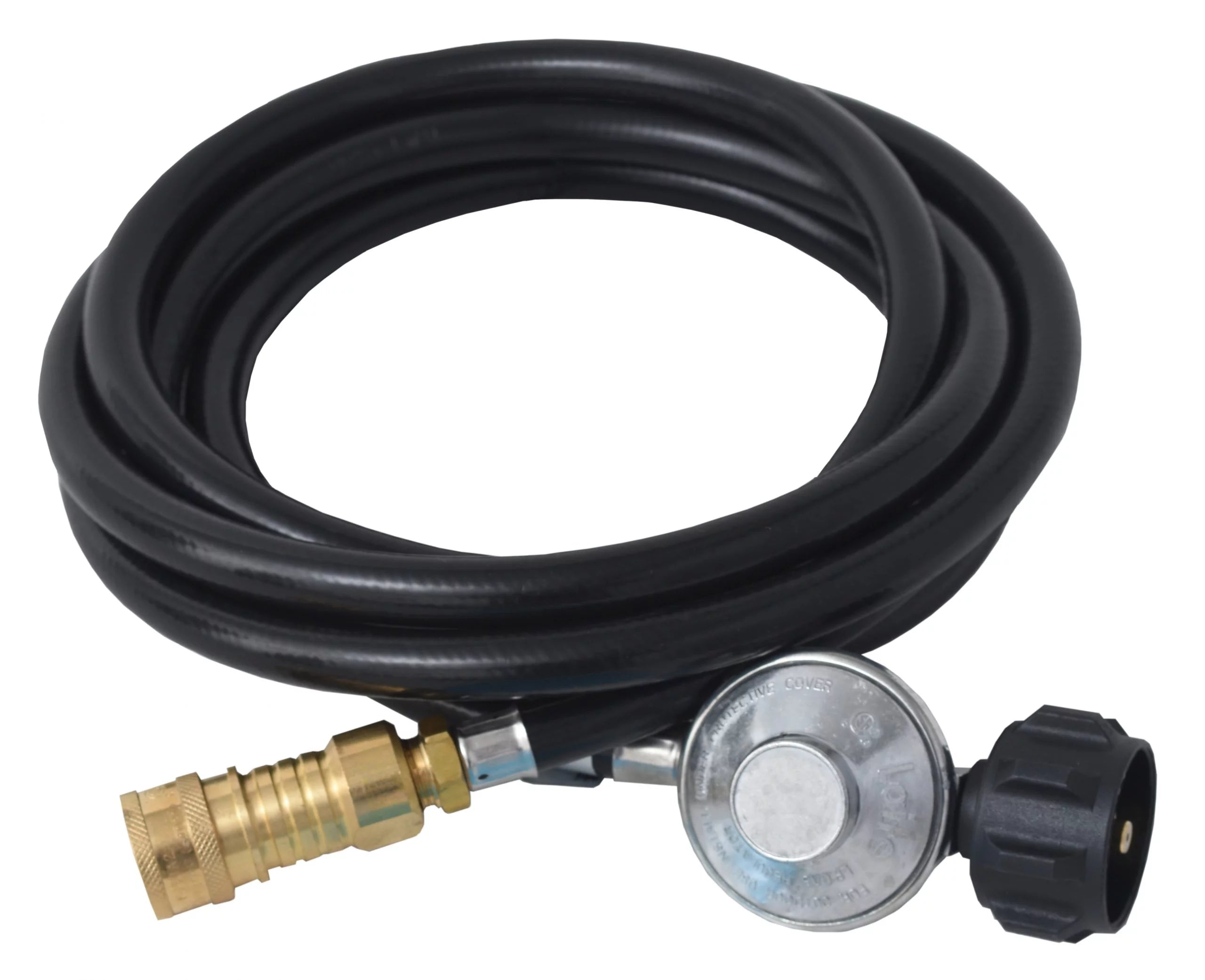 Flame King 12 ft LP Regulator Hose with 3/8 Quick Connect for Flame King YSN-CHS20 Heater