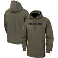 Men's Nike  Olive Texas Longhorns Military Pack Club Fleece Pullover Hoodie