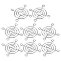 Uxcell 50mm Fan Finger Grill 304 Stainless Steel Grill Protector Guard Fan Cover 8 Pack