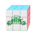 Win Soccer Football Sports Magic Cube Puzzle 3x3 Toy Game Play