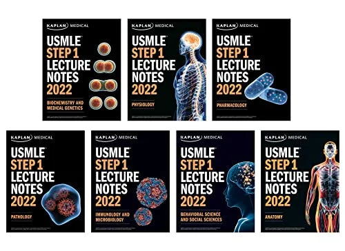 Pre-Owned: USMLE Step 1 Lecture Notes 2022: 7-Book Set (USMLE Prep) (Paperback, 9781506272962, 1506272967)