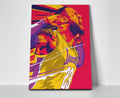 Lebron James Lakers Yell Poster or Wrapped Canvas