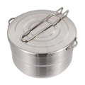 Outdoor Sauce Pan Saucepan Noodles Steak Pot Foldable Handle for Camping Picnic