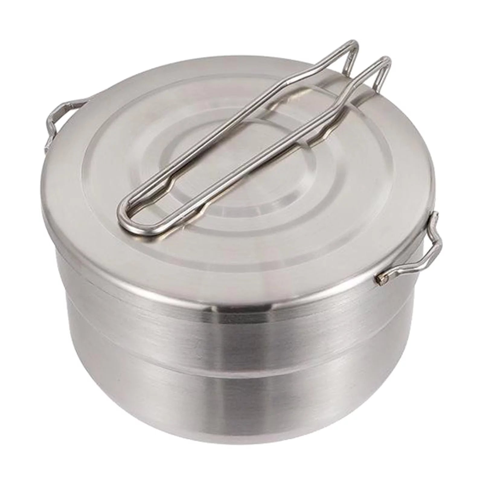 Outdoor Sauce Pan Saucepan Noodles Steak Pot Foldable Handle for Camping Picnic
