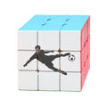 Sports Outline Soccer Football Magic Cube Puzzle 3x3 Toy Game Play