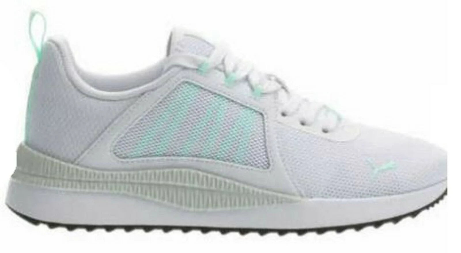 Puma Womens Pacer Net Cage Lifestyle Sneakers Running Shoes White 9 Medium (B,M)