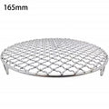 Yannee Round Cooling Baking Rack Stainless Steel Wire Grill Racks,Baking Cooling Rack Cooking Grill Tray Wire Oven for Meat,Biscuit,Cake,Bread,165mm