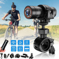 Action Camera, MDHAND Portable Mini Waterproof Outdoor Cycling Sports High Clarity Camera Flashlight Video Recorder