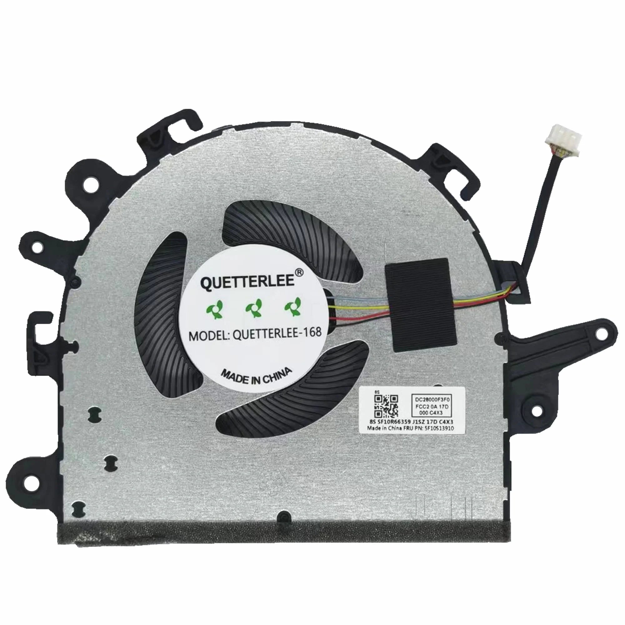 QUETTERLEE Replacement New Laptop CPU Cooling Fan for Lenovo Ideapad S145-15 S145-15API S145-15IKB S145-15IIL 340C-15IWL S145-15IWL S145-15AST Series DFS5M325063B1P Flaw BAPB0807R5H Y002 DC5V Fan