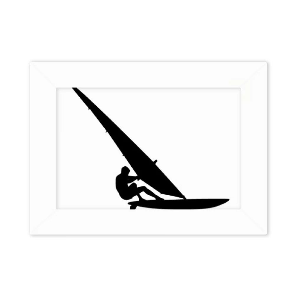 Sports Surfing Sailboat Player Photo Mount Frame Picture Art Painting Desktop 5x7 inch