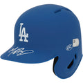Mookie Betts Los Angeles Dodgers Autographed Rawlings Blue Matte Mini Batting Helmet - Fanatics Authentic Certified