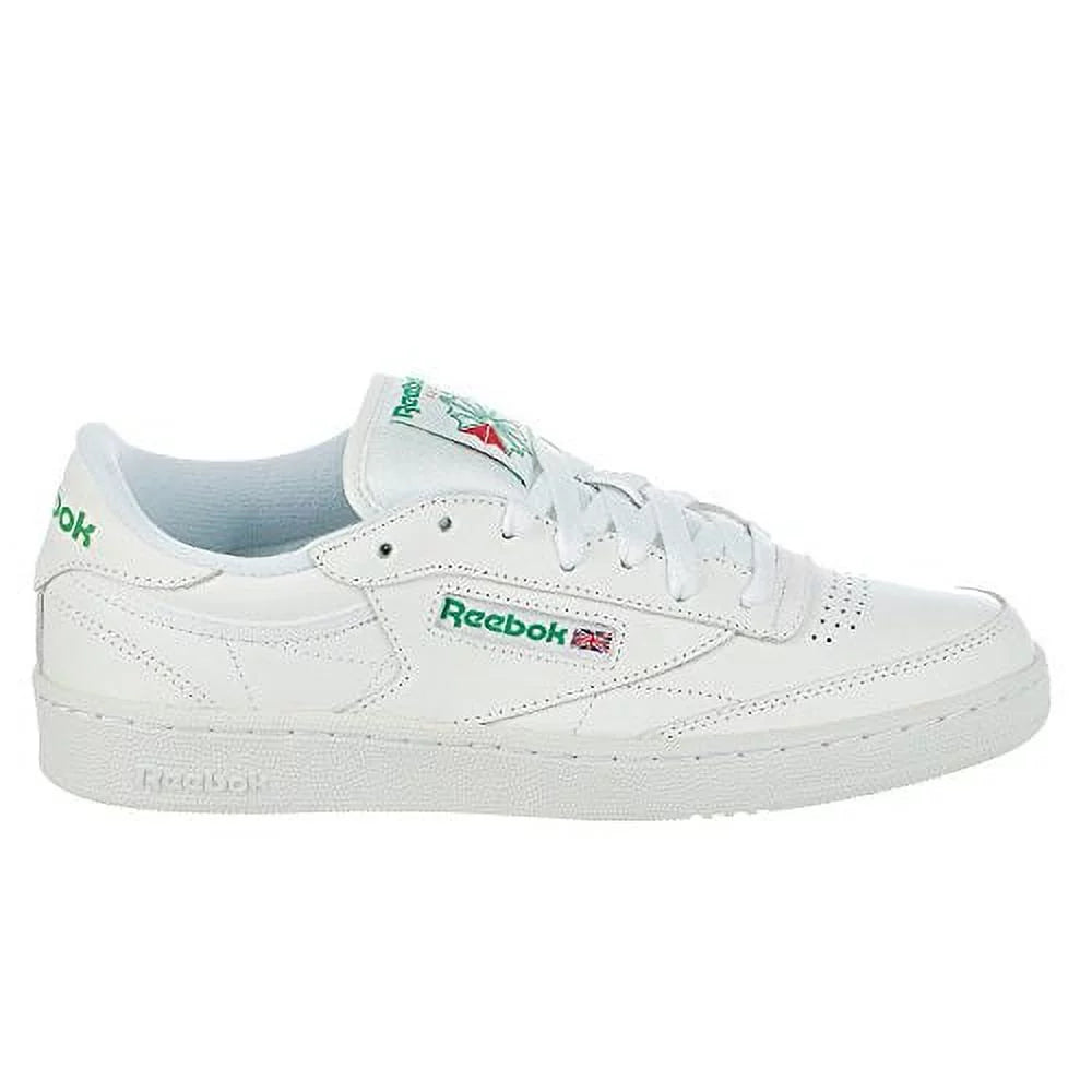 Reebok AR0456: Men's Club C 85 Fashion Int-White/Green Sneaker (8.5 D(M) US Men)