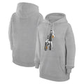 Women's G-III 4Her by Carl Banks Heather Gray San Antonio Spurs Basketball Girls Fleece Pullover Hoodie