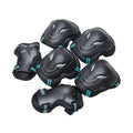 Youth Adults Knee Wrist Elbow Pads Guards Protective Gear Set for Roller Skates Cycling BMX Bike Skateboard