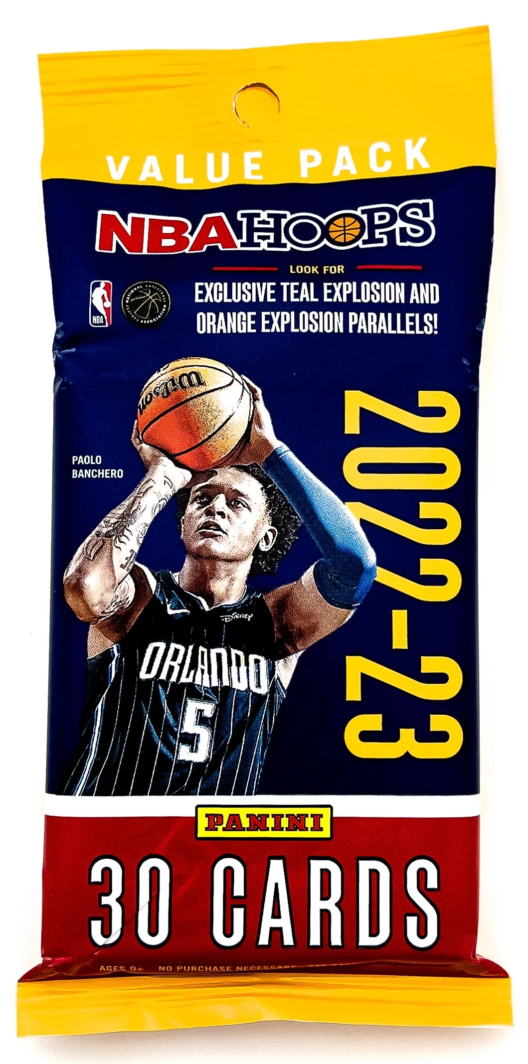 2022-2023 Panini NBA Hoops Basketball Trading Cards Fat Pack | 30 Cards