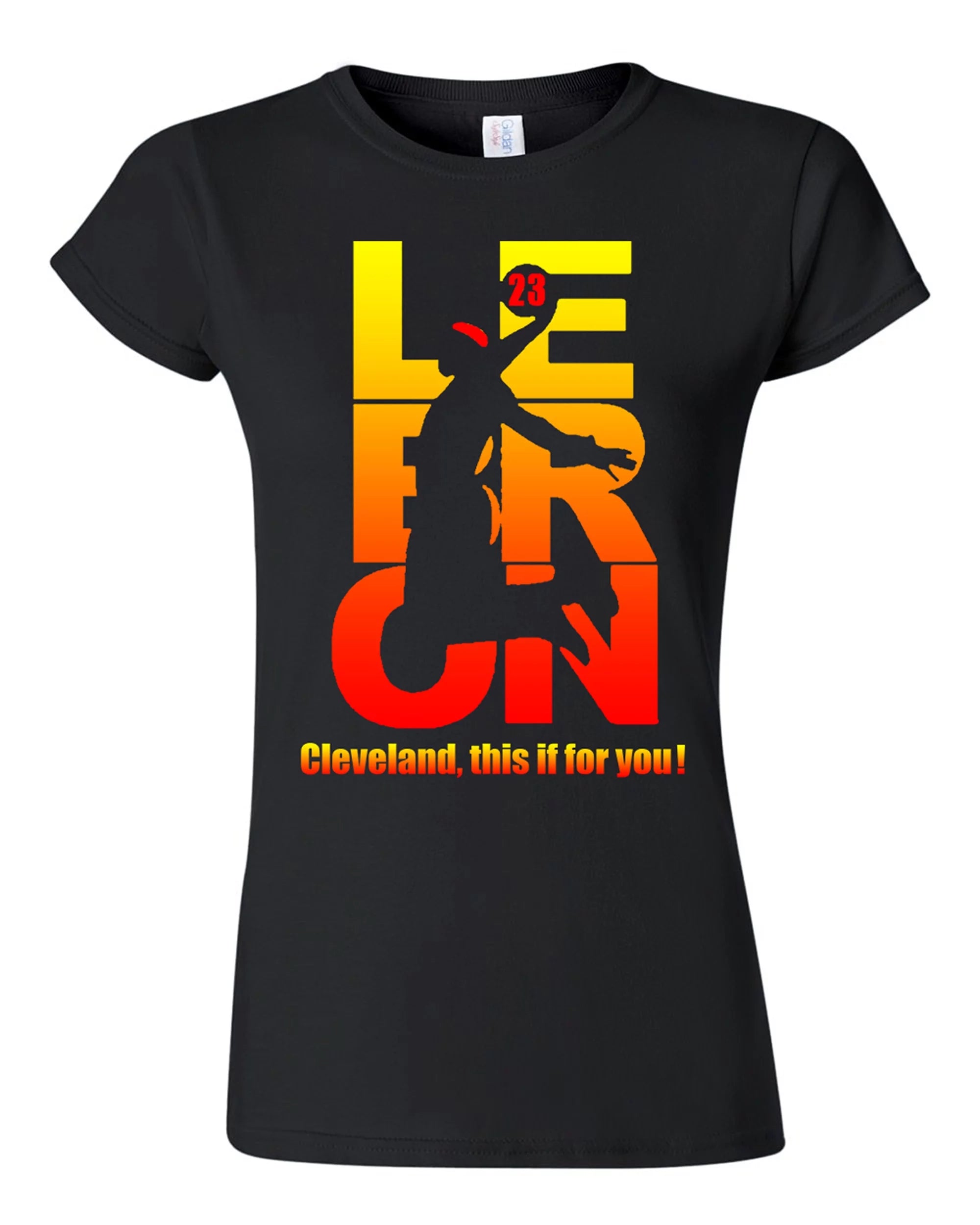 Junior New This Is For You Lebron 23 Cleveland Sports Basketball DT T-Shirt Tee