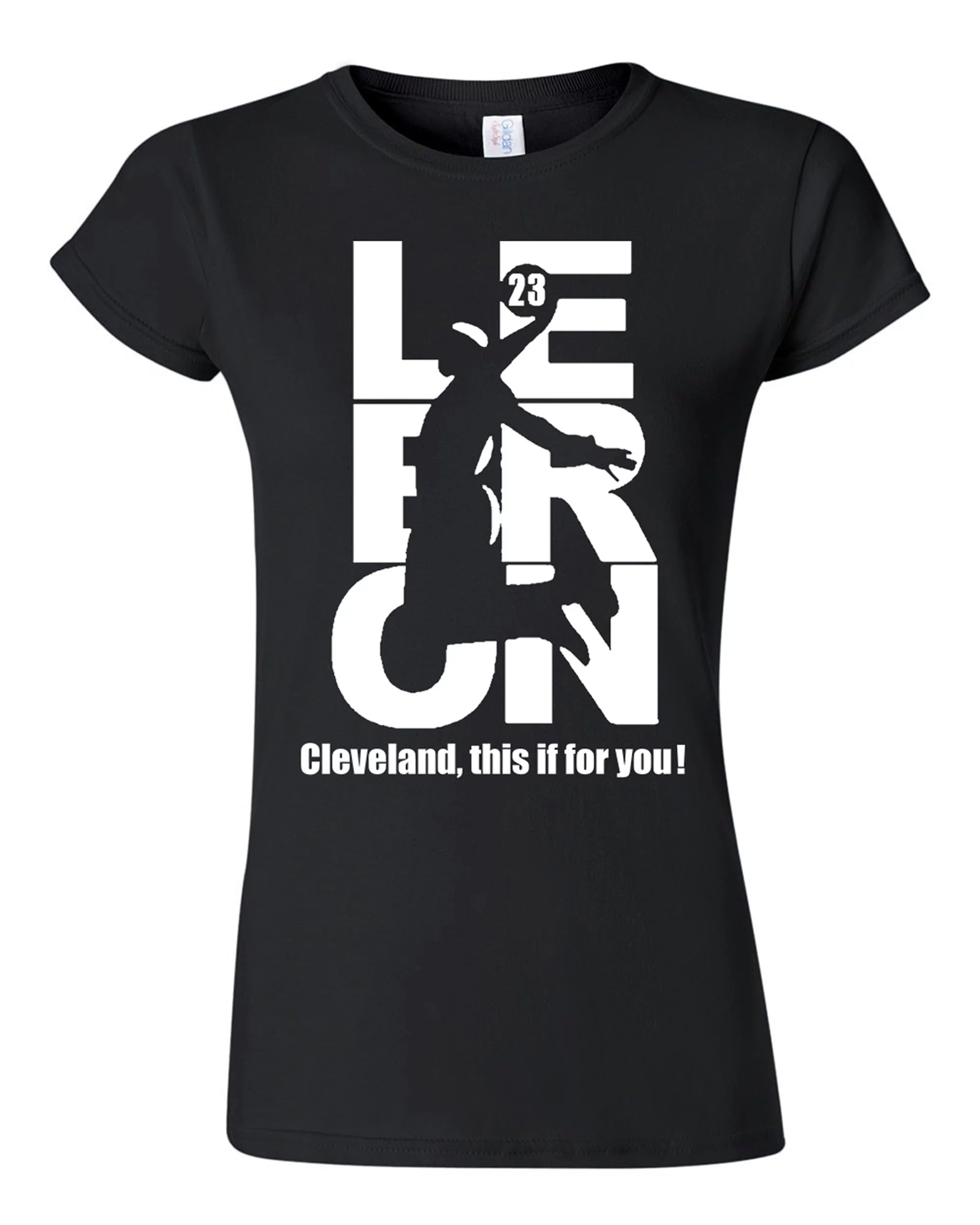 Junior This Is For You Lebron 23 Cleveland Sports Basketball T-Shirt Tee