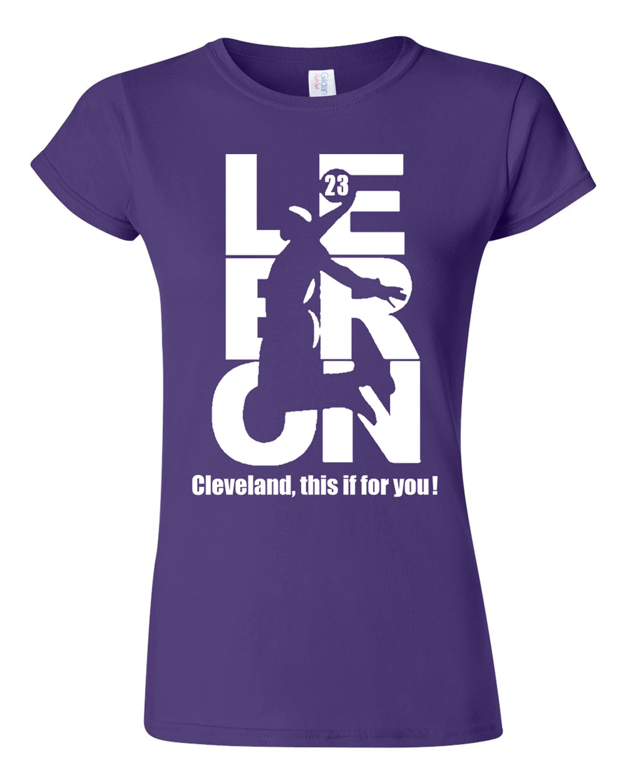 Junior This Is For You Lebron 23 Cleveland Sports Basketball T-Shirt Tee